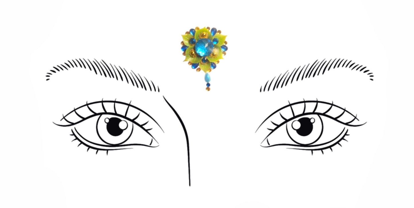 💧Bindi bleu - Collection Gaïa 🍃