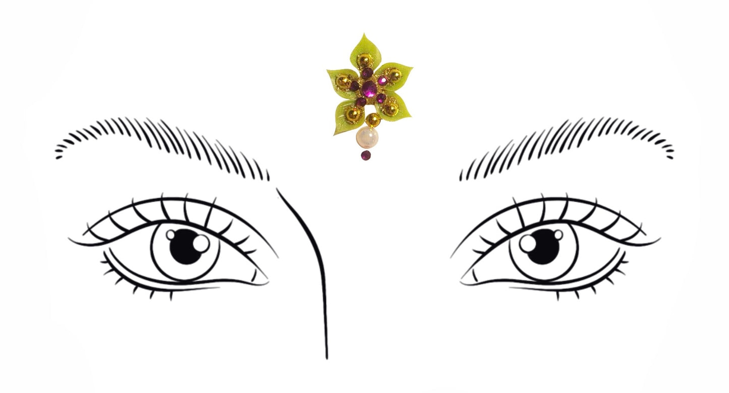 💧Bindi fushia - Collection Gaïa 🍃