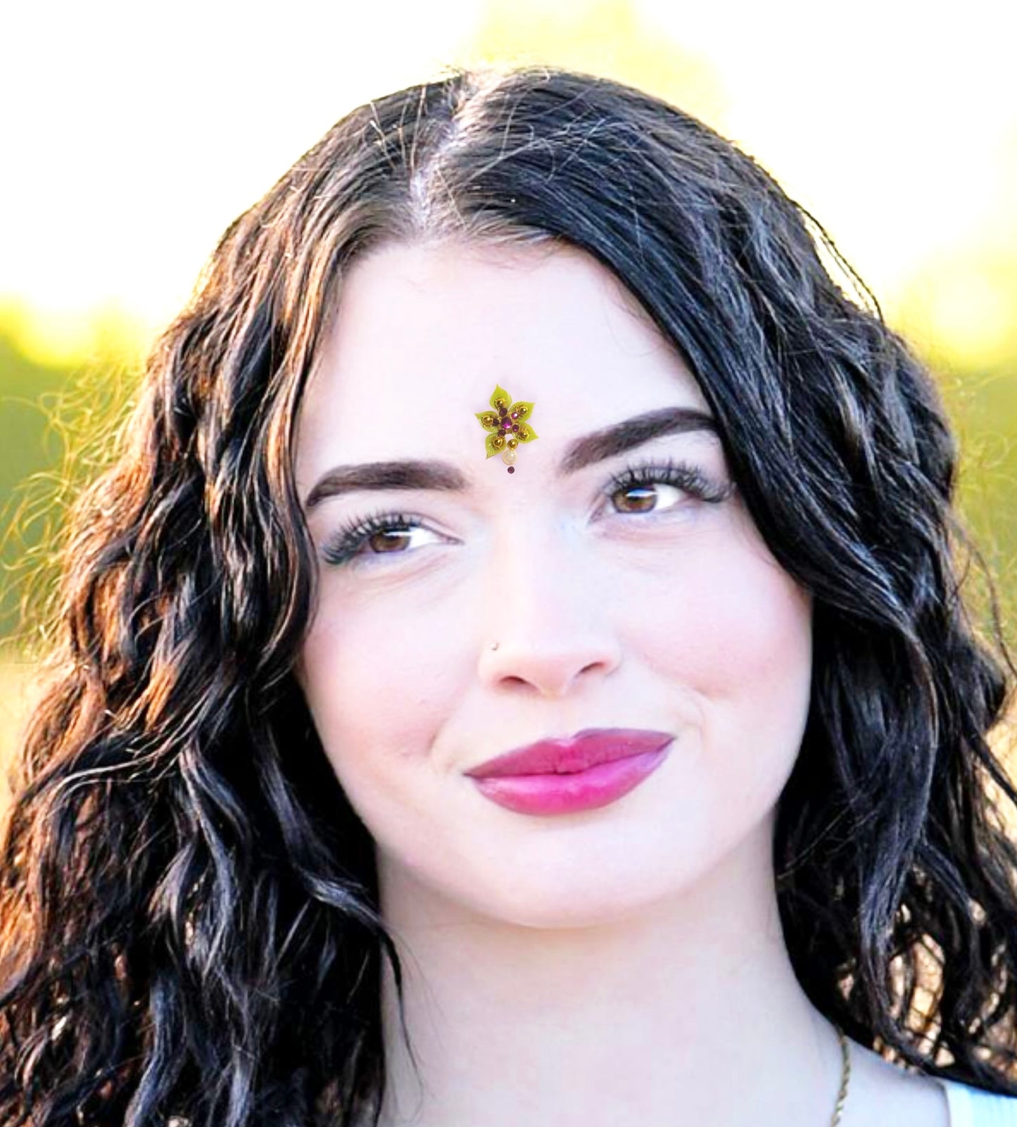 💧Bindi fushia - Collection Gaïa 🍃