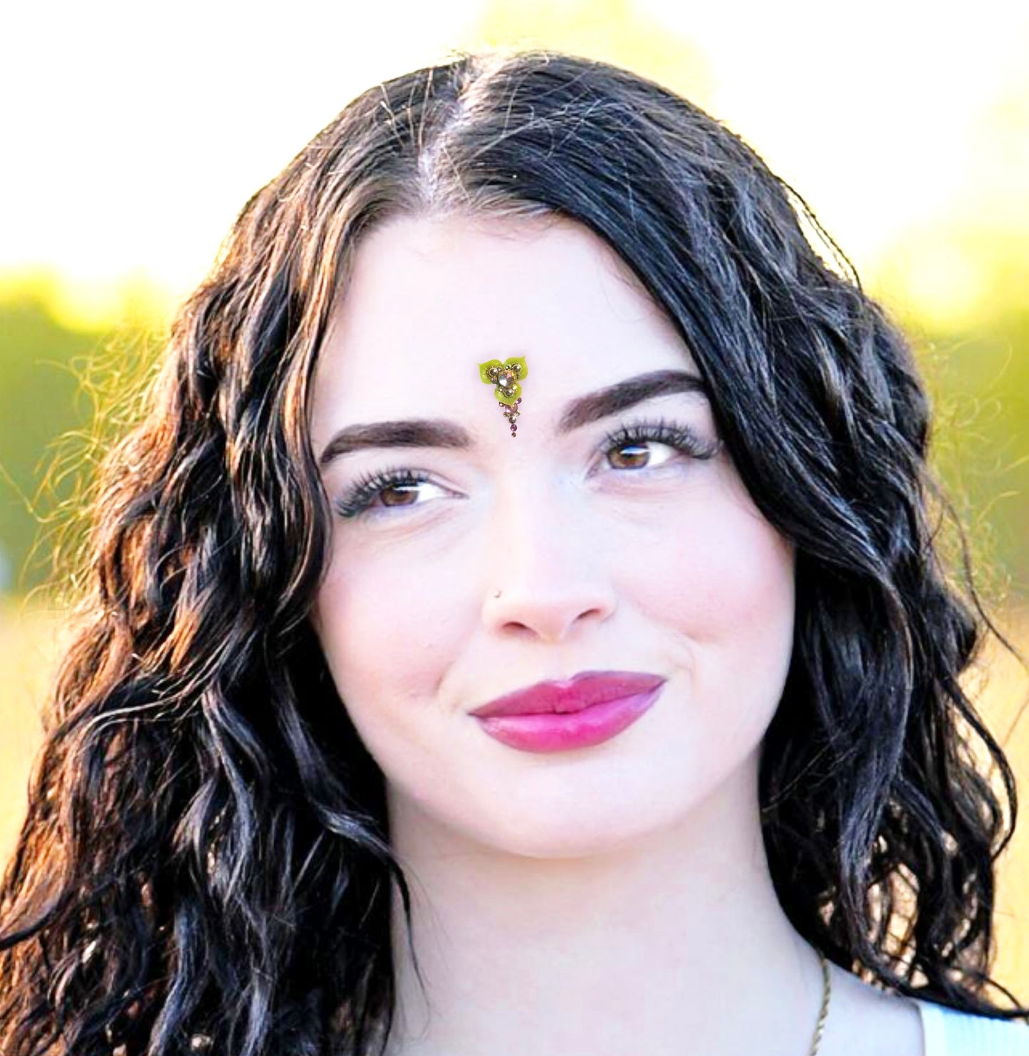 💧Bindi mauve - Collection Gaïa 🍃
